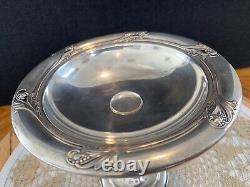 Nice 1940's International Sterling Silver 6 In. Ht. Compote Spring Glory Pattern