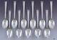 Nice Set 11 International Sterling Silver Trianon Demitasse / Coffee Spoons