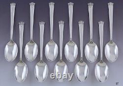 Nice set 11 International Sterling Silver Trianon Demitasse / Coffee Spoons