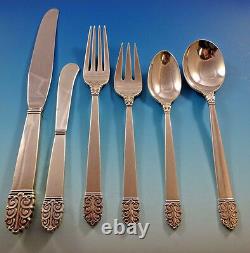 Northern Lights by International Sterling Silver Flatware 8 Set 48 Pieces Glossy