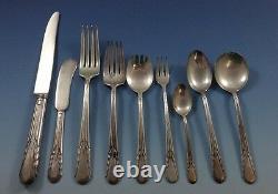 Orchid by International Sterling Silver Flatware Service Set 61 Pieces