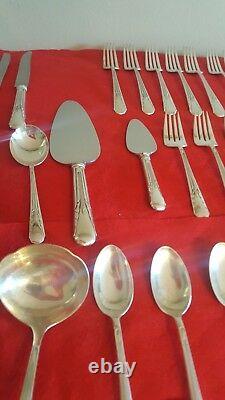 Orchid sterling by International sterling pat 1929 set