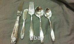 PRELUDE by International Sterling Silver 5pc Place Setting No Monogram Set A