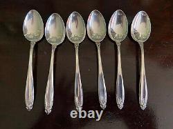 PRELUDE by International Sterling Silver Teaspoons-Set of 6 Spoons