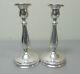 Pair International Prelude Sterling Silver 7.5 Candlesticks, Weighted