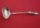 Pansy By International Sterling Silver Bouillon Ladle Rare 7 1/2