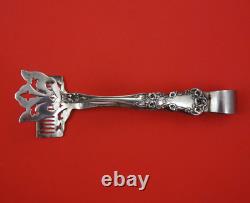 Pansy by International Sterling Silver Pastry Tongs 5 5/8 Vintage