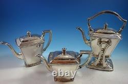 Pantheon by International Sterling Silver Tea Set 5pc with Tray (#2175)