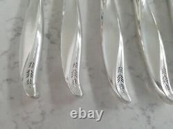 Pine Spray International Sterling Silver Knife 9 1/4 Flatware Lot of 7