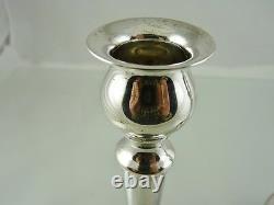 Plain Weighted Candle Holders 6 Sterling S 52 By International Silver Co