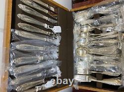 Prelude By International Sterling Silver Flatware Set For 8 By 5