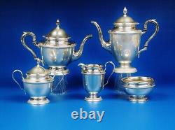 Prelude By International Sterling Silver Tea Set. 5 Piece (ALL STERLING SILVER)