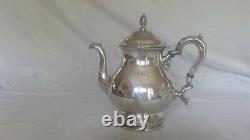 Prelude International 5 piece sterling silver coffee / tea set with tray