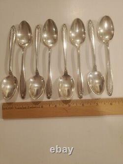 Prelude International Sterling Desert Spoons Sterling Silver Set Of 8