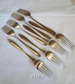 Prelude International Sterling Silver Flatware set for 8 service 44 pieces 1454g