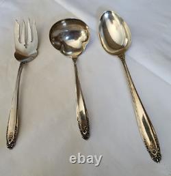 Prelude International Sterling Silver Flatware set for 8 service 44 pieces 1454g