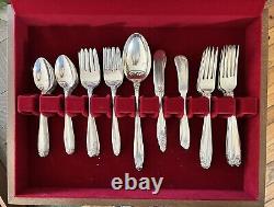 Prelude by International Sterling Silver 4 Piece Set for 12 Plus Many Extras
