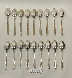 Prelude by International Sterling Silver Flatware Set 59 Pieces Service For 12