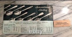 Prelude by International Sterling Silver Flatware Set 76 Pieces plus 6 Misc Pcs