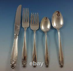 Prelude by International Sterling Silver Flatware Set For 8 Service 45 Pieces