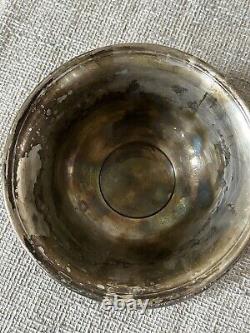 Prelude by International Sterling Silver Holloware Bowl with underplate # G68