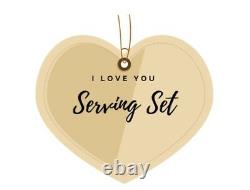 Prelude by International Sterling Silver I Love You Serving Set Custom Gift