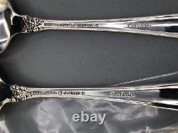 Prelude by International Sterling Silver set of 4 Ice Cream Spoon/Forks 5.75