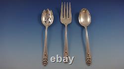 Queen's Lace by International Sterling Silver Flatware Set 12 Service 55 Pieces