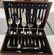 Queen's Lace By International Sterling Silver Flatware Set Service 85 Pcs Dinner