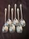 Riviera By International Sterling Silver Art Deco Set 6 Ice Cream Forks 5 1/5