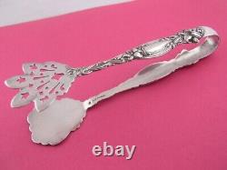 Rare Sterling Silver INTERNATIONAL Sandwich Serving Tongs FRONTENAC 1903