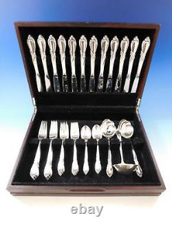 Rhapsody by International Sterling Silver Flatware Service for 12 Set 51 pieces