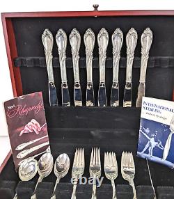 Rhapsody by International Sterling Silver Flatware Set for 8 Persons 42 pieces