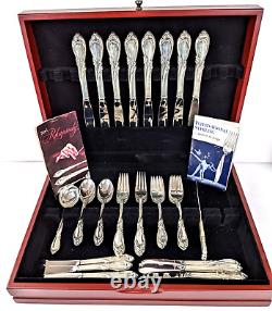 Rhapsody by International Sterling Silver Flatware Set for 8 Persons 42 pieces
