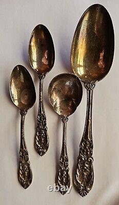 Richelieu by International Sterling Silver Spoon Lot Serving Sugar & 2 Teaspoons