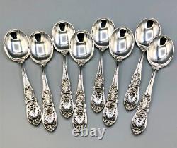 Richelieu by International Sterling Silver set of 8 Cream Soup Spoons 6.5