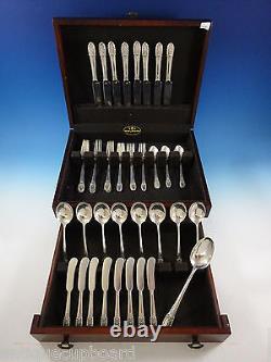 Riviera by International Sterling Silver Flatware Set For 8 Service 49 Pieces