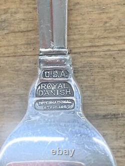 Royal Danish By International Sterling Silver 5 Pc Place Setting No Monogram