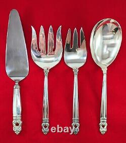 Royal Danish INTERNATIONAL Sterling Silver Flatware Set 104 pcs Service for 12