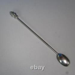 Royal Danish International Sterling Silver Acorn Martini Spoon 12 5/8 inch