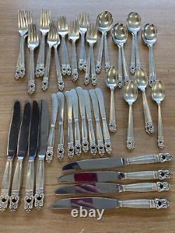 Royal Danish by International Sterling Flatware 6pc for 8 Place Set 48