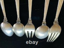 Royal Danish by International Sterling Silver 72 piece service for 12