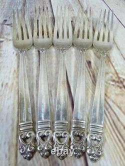 Royal Danish by International Sterling Silver Dinner Forks Set of 5