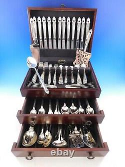 Royal Danish by International Sterling Silver Flatware Set 12 Service 142 pieces