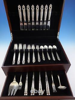 Royal Danish by International Sterling Silver Flatware Set 8 Service 44 Pieces