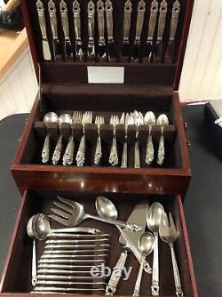Royal Danish by International Sterling Silver Flatware Set 92Pieces