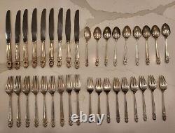 Royal Danish by International Sterling Silver Flatware Set Service 32 Pieces