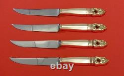 Royal Danish by International Sterling Silver Steak Knife Set 4pc HHWS Custom