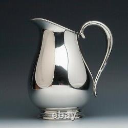 Royal Danish by International Sterling Silver Water Pitcher 8.5 tall, 4 pint