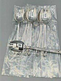 Royal Danish by International Sterling Silver set of 8 Ice Cream Forks 5.75